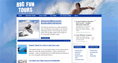 Desktop Screenshot of bigfuntours.com